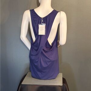 Mippo Workout Yoga Navy Sleeveless Tank Top Sz XXL